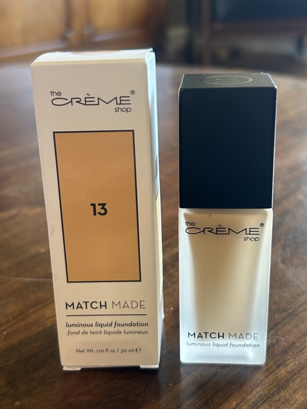 The Crème Shop Match Made Luminous Liquid Foundation | Shade 13 | NIB